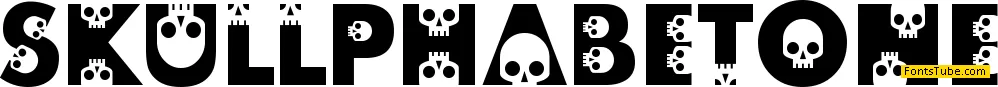 skullphabet Font