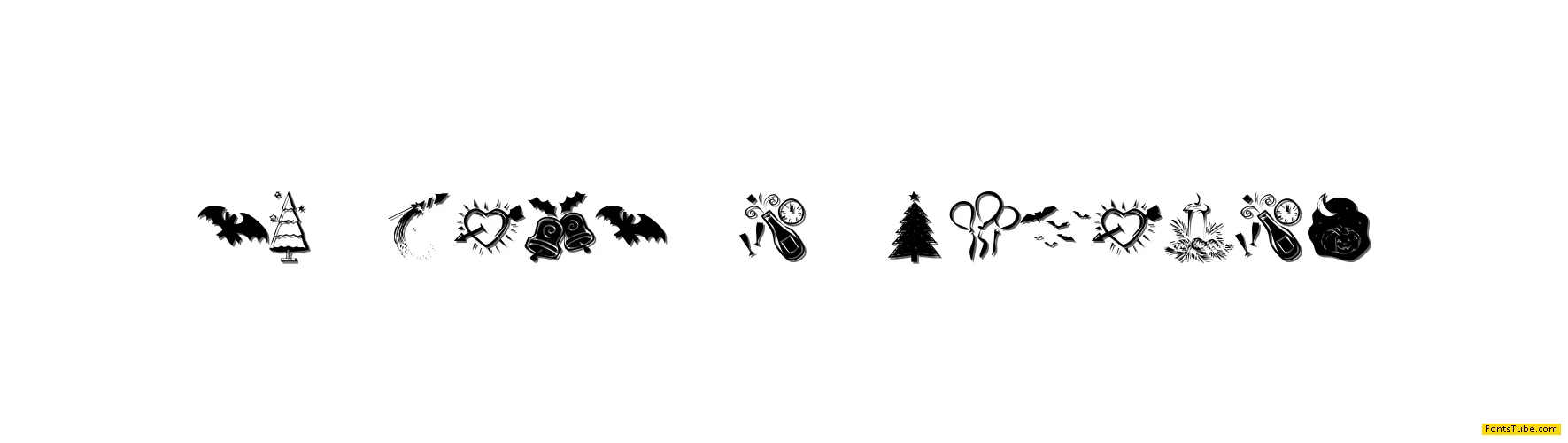KR Pick A Holiday Font