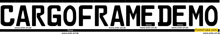 Car-Go Frame 3.1 Demo Font