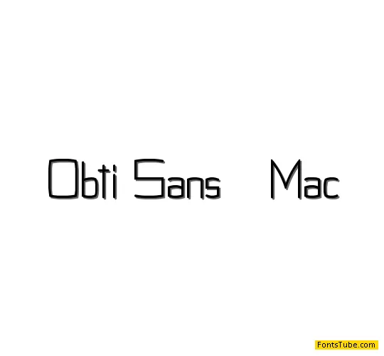 Obti Sans Font
