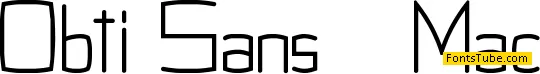 Obti Sans Font