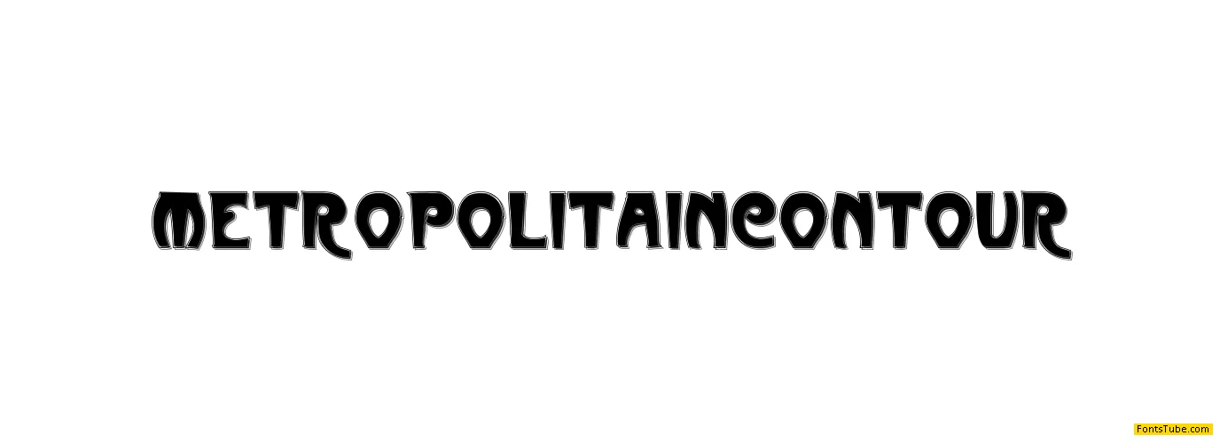 Metropolitain Font Family