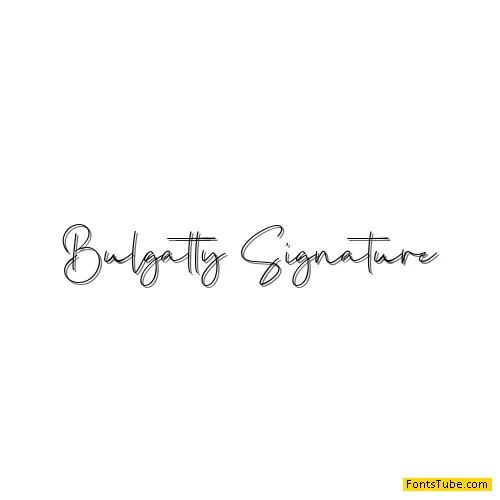 Bulgatty Signature