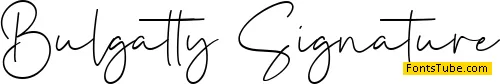 Bulgatty Signature