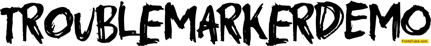 Troublemarker DEMO Font