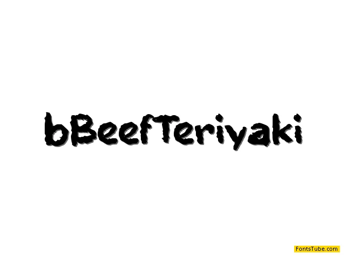 b Beef Teriyaki