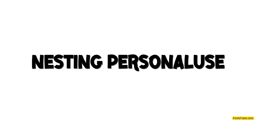 NESTING Font