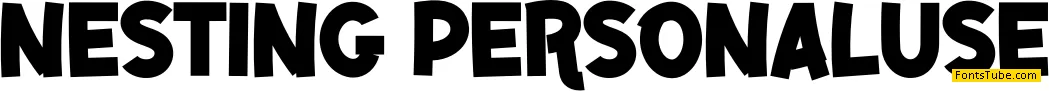 NESTING Font