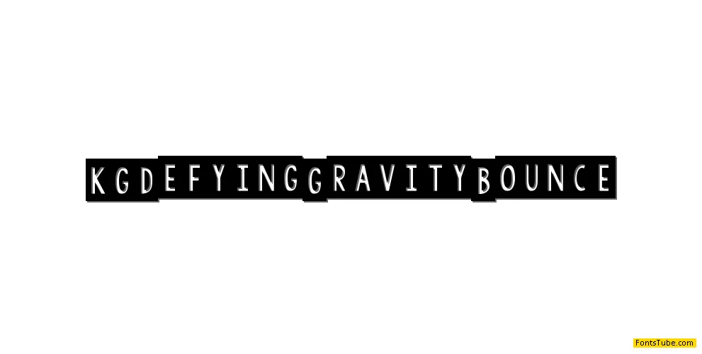 KG Defying Gravity Font Family