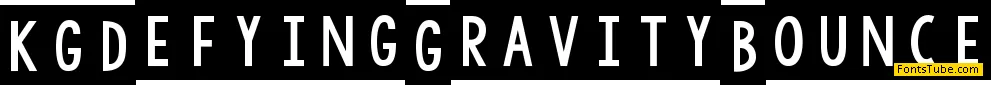 KG Defying Gravity Font Family