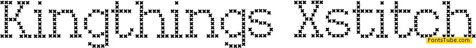 Kingthings Xstitch Font