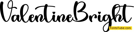 Valentine Bright - Pesonal Use Font