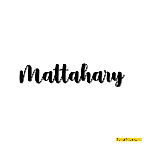 Mattahary Font