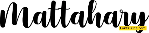Mattahary Font