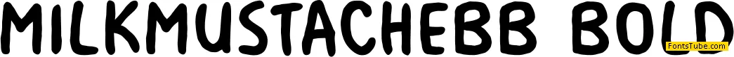 Milk Mustache BB Font Family