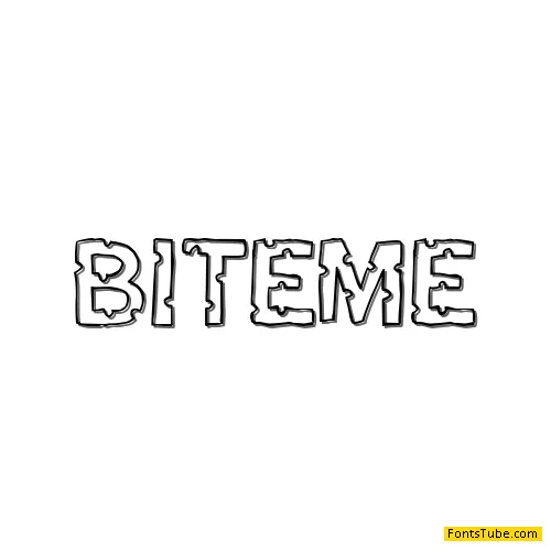 Bite me Font