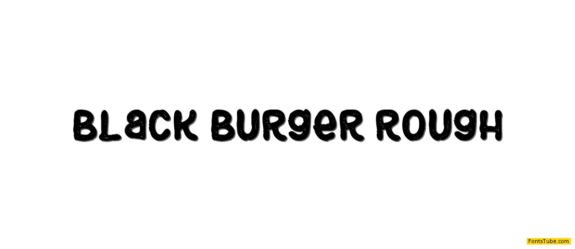 Black Burger Font