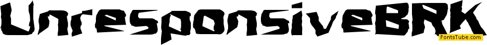 Unresponsive BRK Font