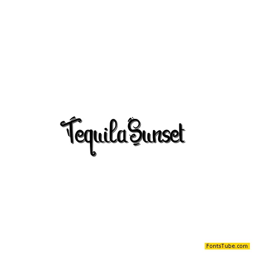 Tequila Sunset Font