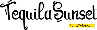 Tequila Sunset Font