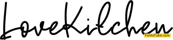 Love Kitchen Font