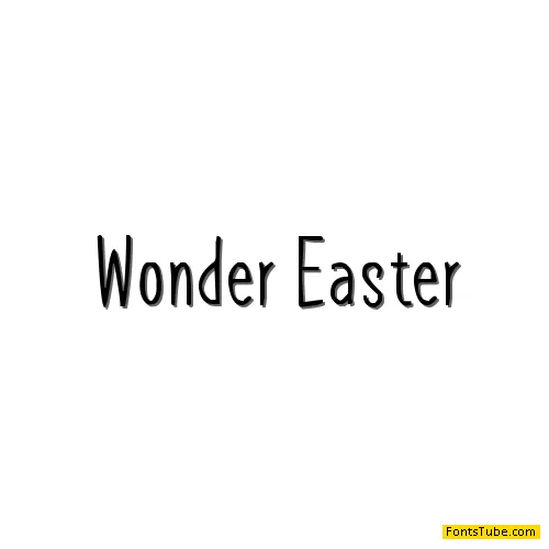 Wonder Easter Font