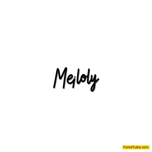 Meiloly Font