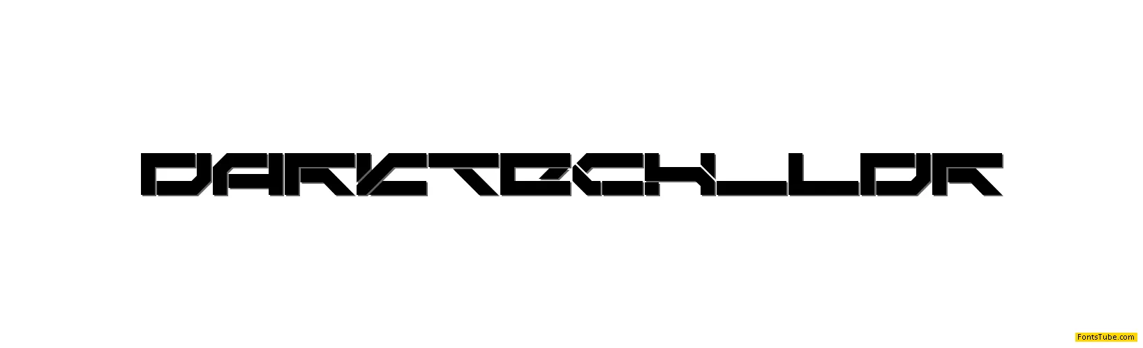 Darktech LDR Font