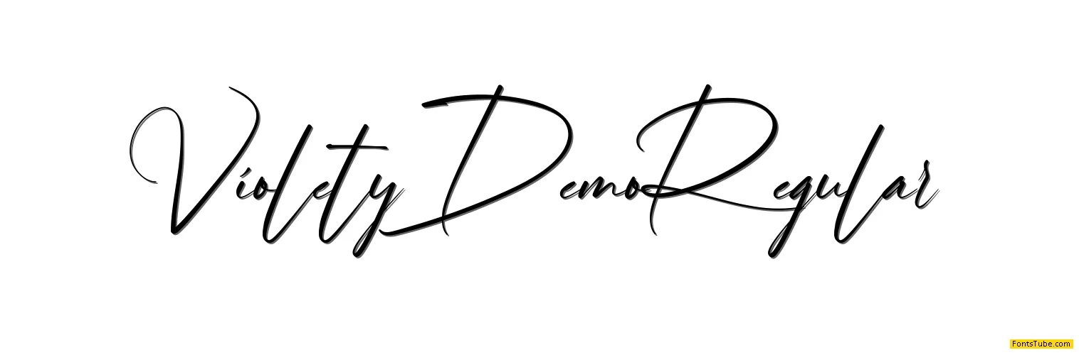 Violety Demo Font