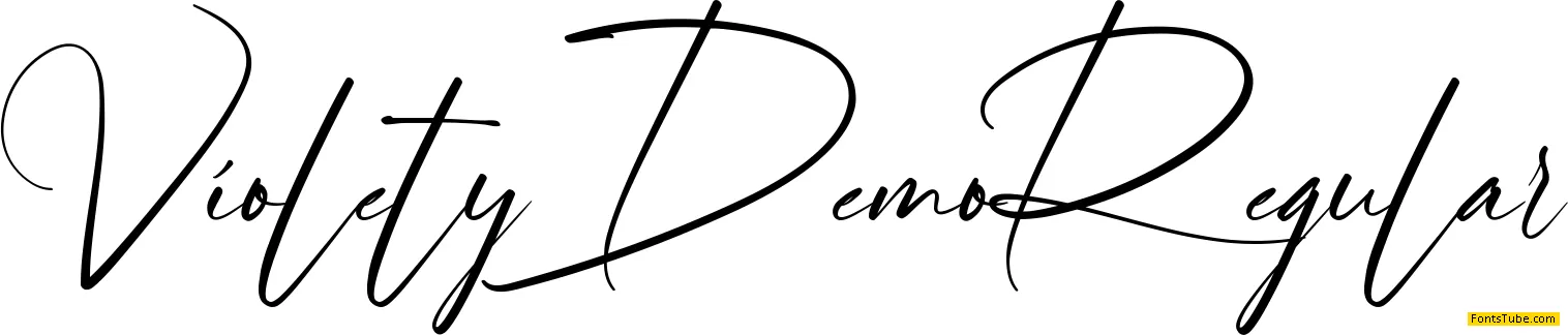 Violety Demo Font