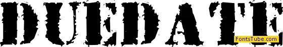 Due Date Font