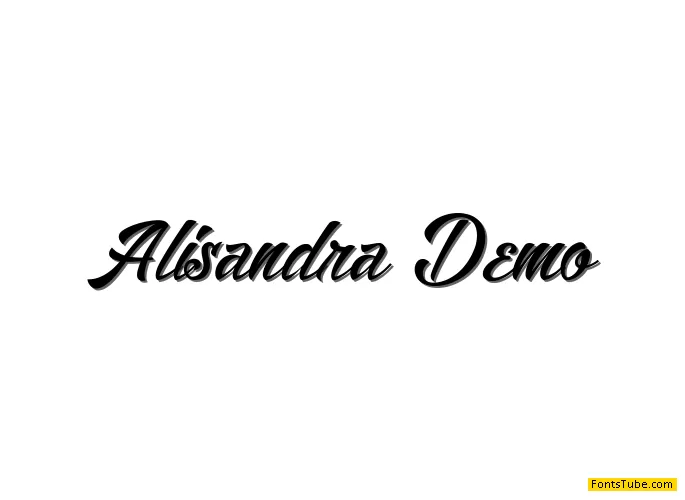 Alisandra Demo Font