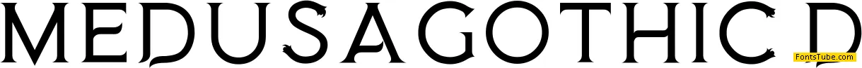 Medusa Gothic Font