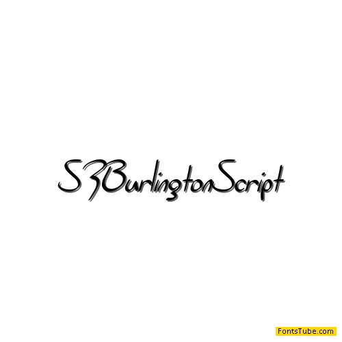 SF Burlington Script Font Family