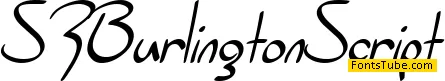 SF Burlington Script Font Family