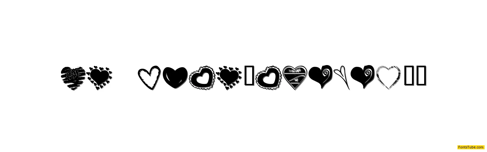 KR Heartalicious Font