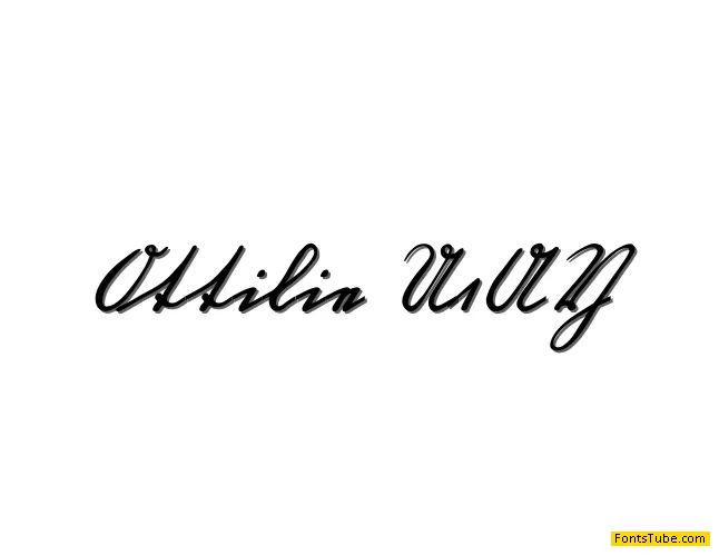 Ottilie U1AY Font