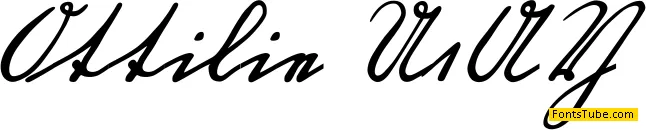 Ottilie U1AY Font