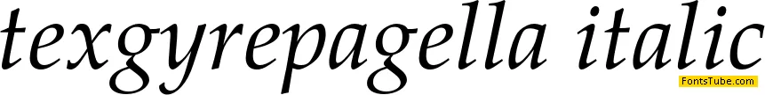 TeX Gyre Pagella Font Family