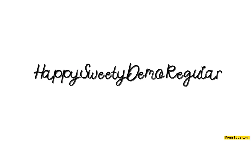 Happy Sweety Demo Font