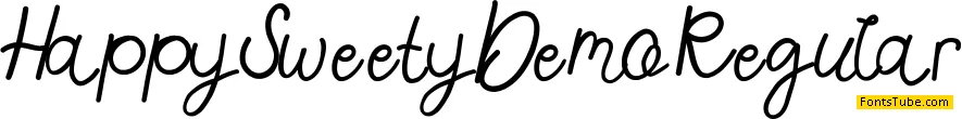 Happy Sweety Demo Font