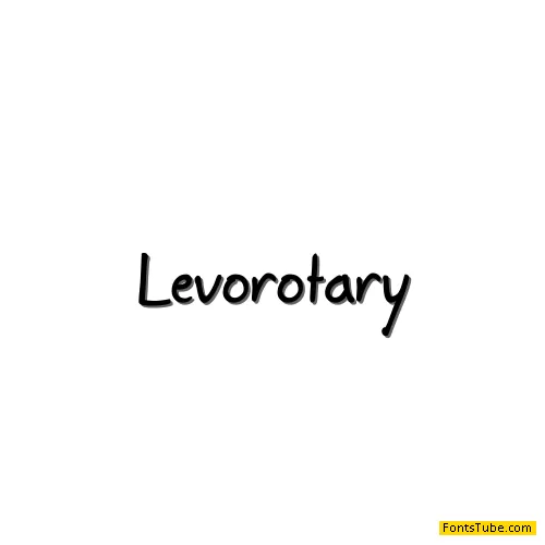 Levorotary