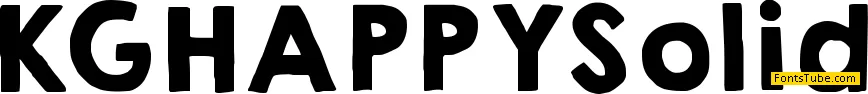 KG HAPPY Font Family
