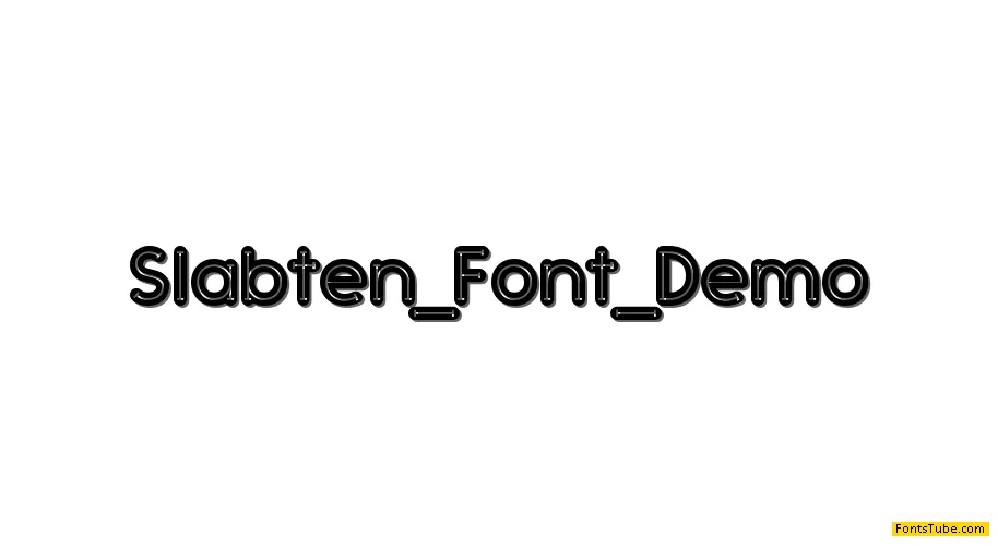 Slabten Demo Font