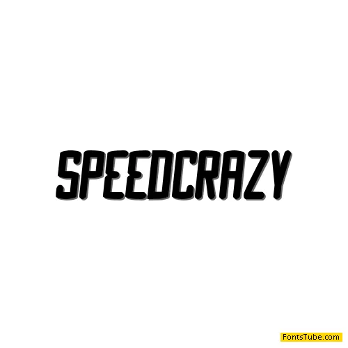 Speed Crazy Font