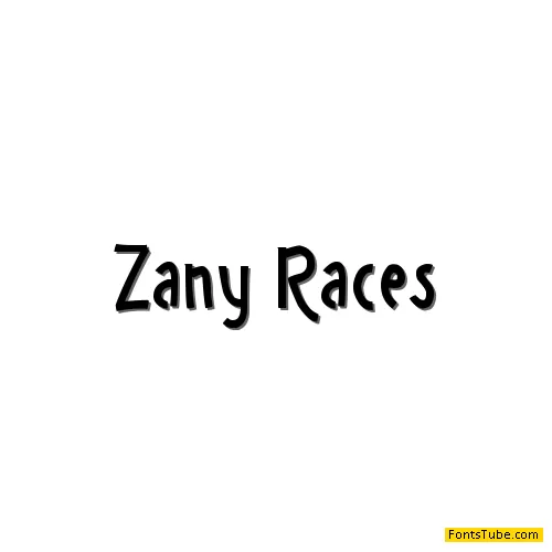 Zany Races Font