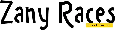 Zany Races Font