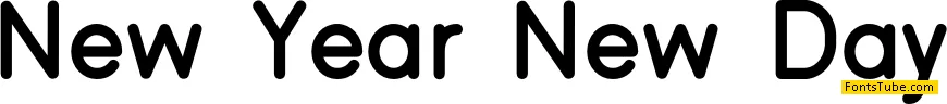 NewYearNewDay Font