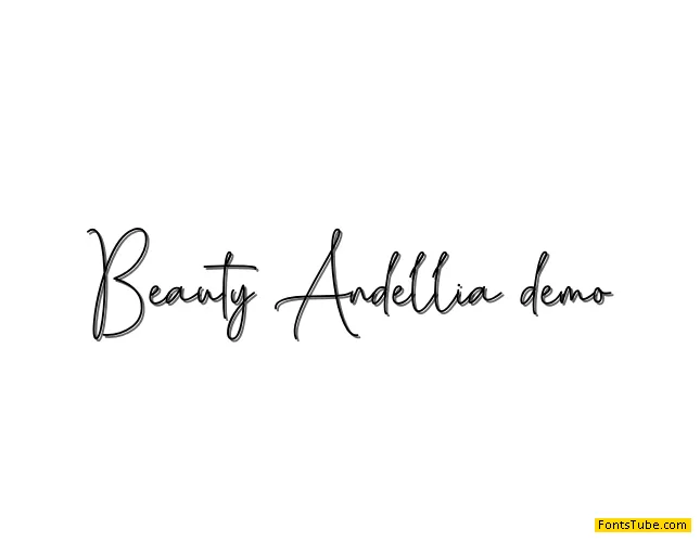 Beauty Andellia Font