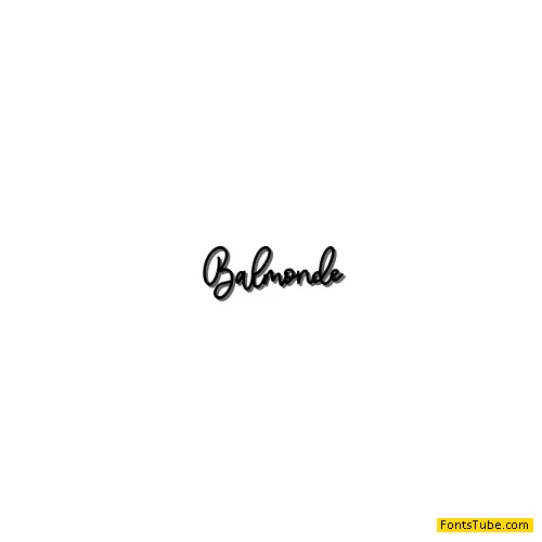 Balmonde Font